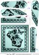 Elegant Boudoir Fan Pyramage Topper