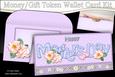 Mothers Day Roses Money or Gift Wallet Card Kit