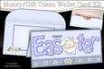 Easter Little Lamb Money or Gift Wallet Card Kit