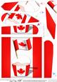 Flying the Flag Canada Fan Pyramage Topper