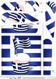 Flying the Flag Greece Fan Pyramage Topper