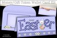Easter Teddy Tess Money or Gift Wallet Card Kit
