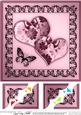 8 x 8 Elegant Romance Scalloped Corner Topper