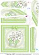Fluttery Butterfly Quick Card with Fan Pyramage Topper