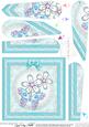 Fluttery Butterfly Quick Card with Fan Pyramage Topper