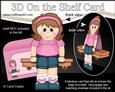 3D on the Shelf Card Kit - Little Girl Lisa