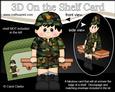 3D on the Shelf Card Kit - Army Boy Bob