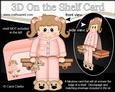 3D on the Shelf Card Kit - Little Girl Pyjama Ann