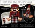 3D on the Shelf Card Kit - Fred the Tartan Soldier