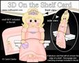 3D on the Shelf Card Kit - Iris Bridesmaid/prom Girl