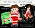 3D on the Shelf Card Kit - Football Boy Brian