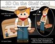 3D on the Shelf Card Kit - Cowboy Paul
