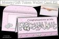 Renewal of Vows Money or Gift Wallet Card Kit