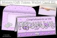 Renewal of Vows Money or Gift Wallet Card Kit