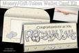 Renewal of Vows Money or Gift Wallet Card Kit