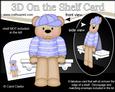 3D on the Shelf Card Kit - Austin Bear