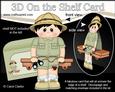 3D on the Shelf Card Kit - Herbert Safari Boy