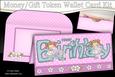 Girlz Liz's Flowers Birthday Money or Gift Wallet Card Kit