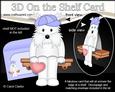 3D on the Shelf Card Kit - Jock Westie Dog