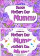 A5 Mothers Day Mummy Time for Roses Scallop Corners & Pyra