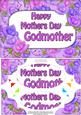 A5 Mothers Day Godmother Time 4 Roses Scallop Corners & Pyra