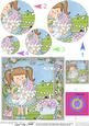 Girlz Liz's Flowers Circle Pyramage Topper