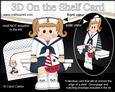 3D on the Shelf Card Kit - Sailor Girl Sandy