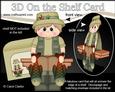 3D on the Shelf Card Kit - Fishing Boy Tommy