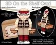 3D on the Shelf Card Kit - Golfing Old Man Cyril