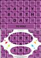 A5 Novelty Fun Computer Keyboard Greetings Scallop Corners
