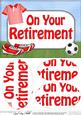 A5 Retirement Football Oval Pyramage Topper