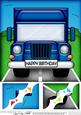 8 x 8 Lorry Scalloped Corner Topper