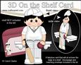 3D on the Shelf Card Kit - Cricket Boy Toby