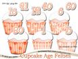 Pretty Coordinating Cupcake Age Felties Digital Embellishmen