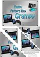 5x7 Gadgets N Gizmos Fathers Day Grampy Scallop Corner Stac