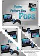 5x7 Gadgets N Gizmos Fathers Day Pops Scallop Corner Stac