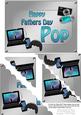 5x7 Gadgets N Gizmos Fathers Day Pop Scallop Corner Stac