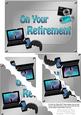 5x7 Gadgets N Gizmos Retirement Scallop Corner Stac