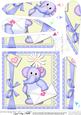Lola Elephant's Flower Fan Pyramage Topper