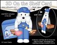 3D on the Shelf Card Kit - Jock Westie Dog