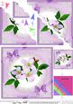 Clematis and Lace - Scalloped Corner Stacker