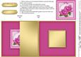 Just Roses No-hole Fold Back Card