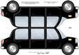 Large Dl Stretch Limo Shaped Card