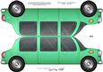Large Dl Stretch Limo Shaped Card