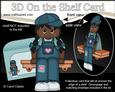3D on the Shelf Card Kit - Little Ethnic Girl Dena