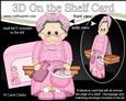 3D on the Shelf Card Kit - Beddy Ready Old Lady Ethel