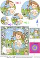 Girlz Liz's Lambs Circle Pyramage Topper