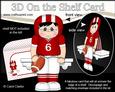 3D on the Shelf Card Kit - American Footballer Adam