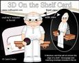 3D on the Shelf Card Kit - Lawn Bowls Old Man Seth