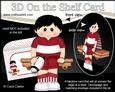 3D on the Shelf Card Kit - Rugby Boy Hugo